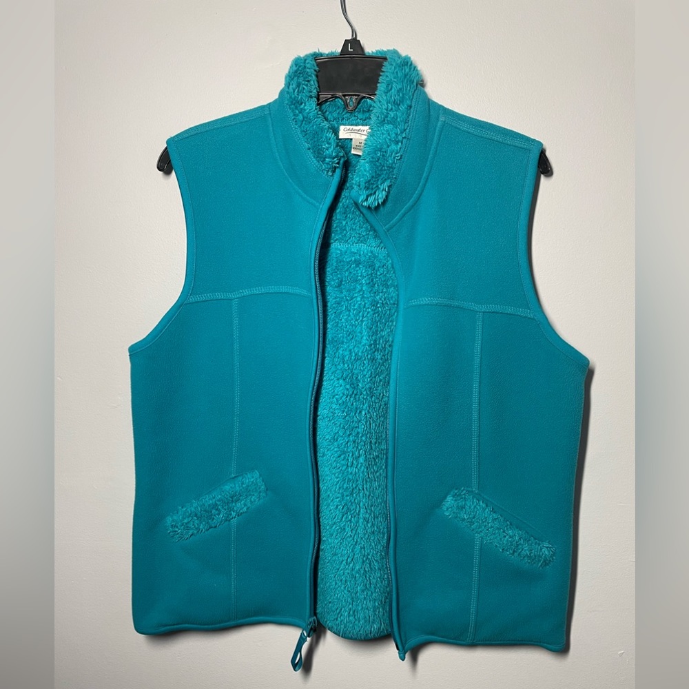 Women’s Coldwater Creek vest! Beautiful blue color! Size medium